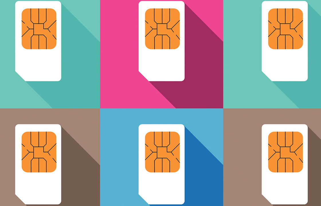 pattern of sim cards